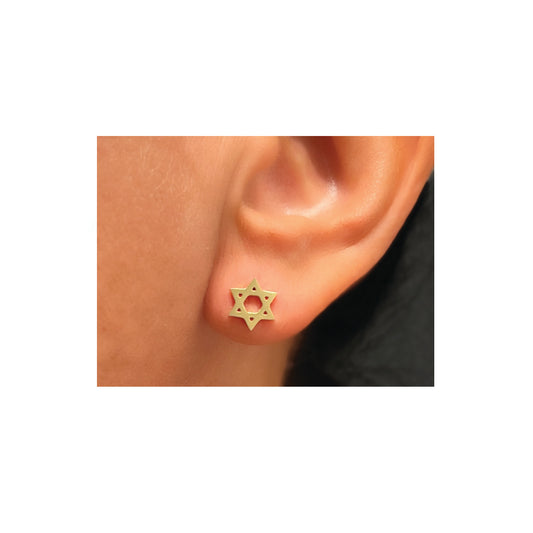 star of david earrings