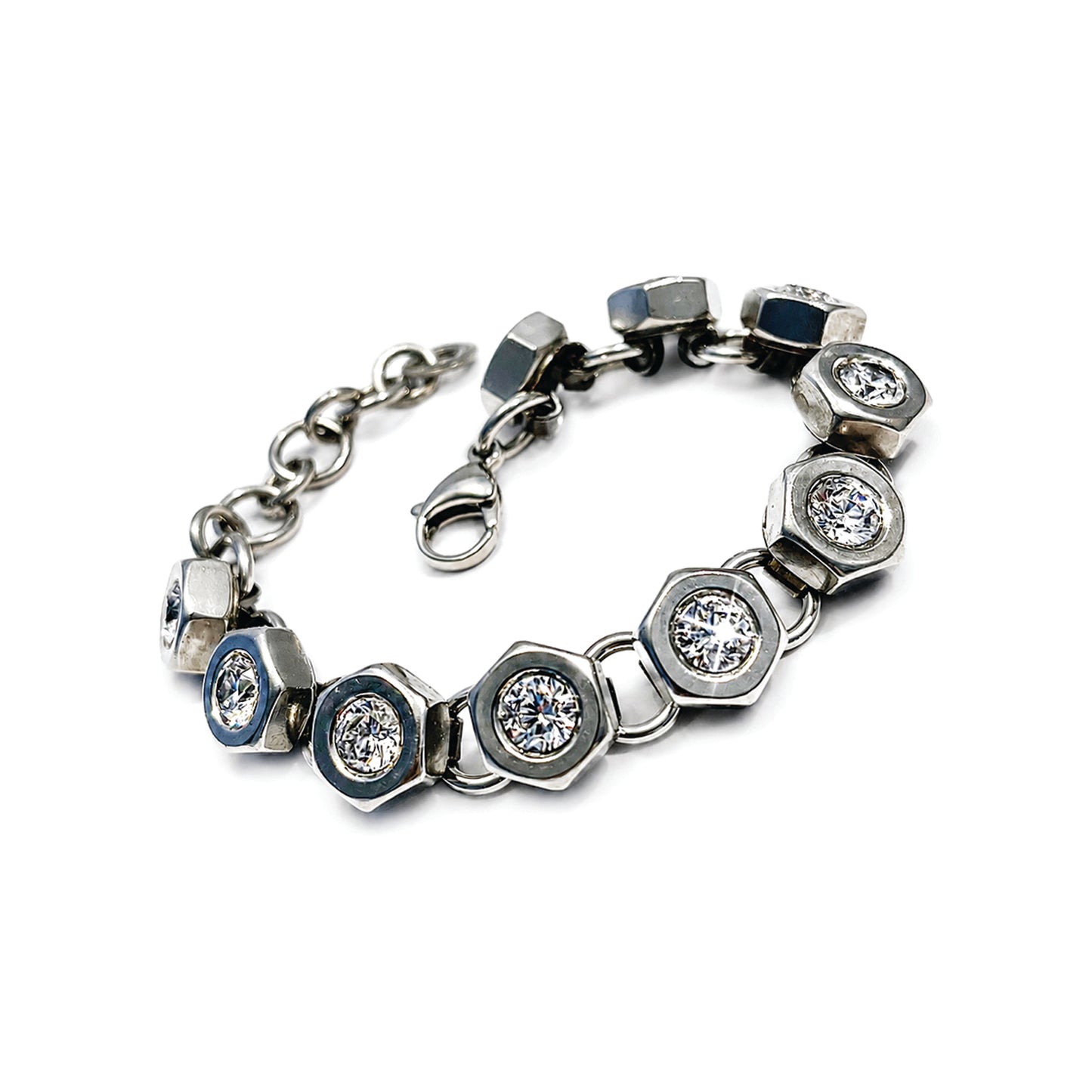 hexa eternity bracelet <the industrial tennis bracelet reimagined>