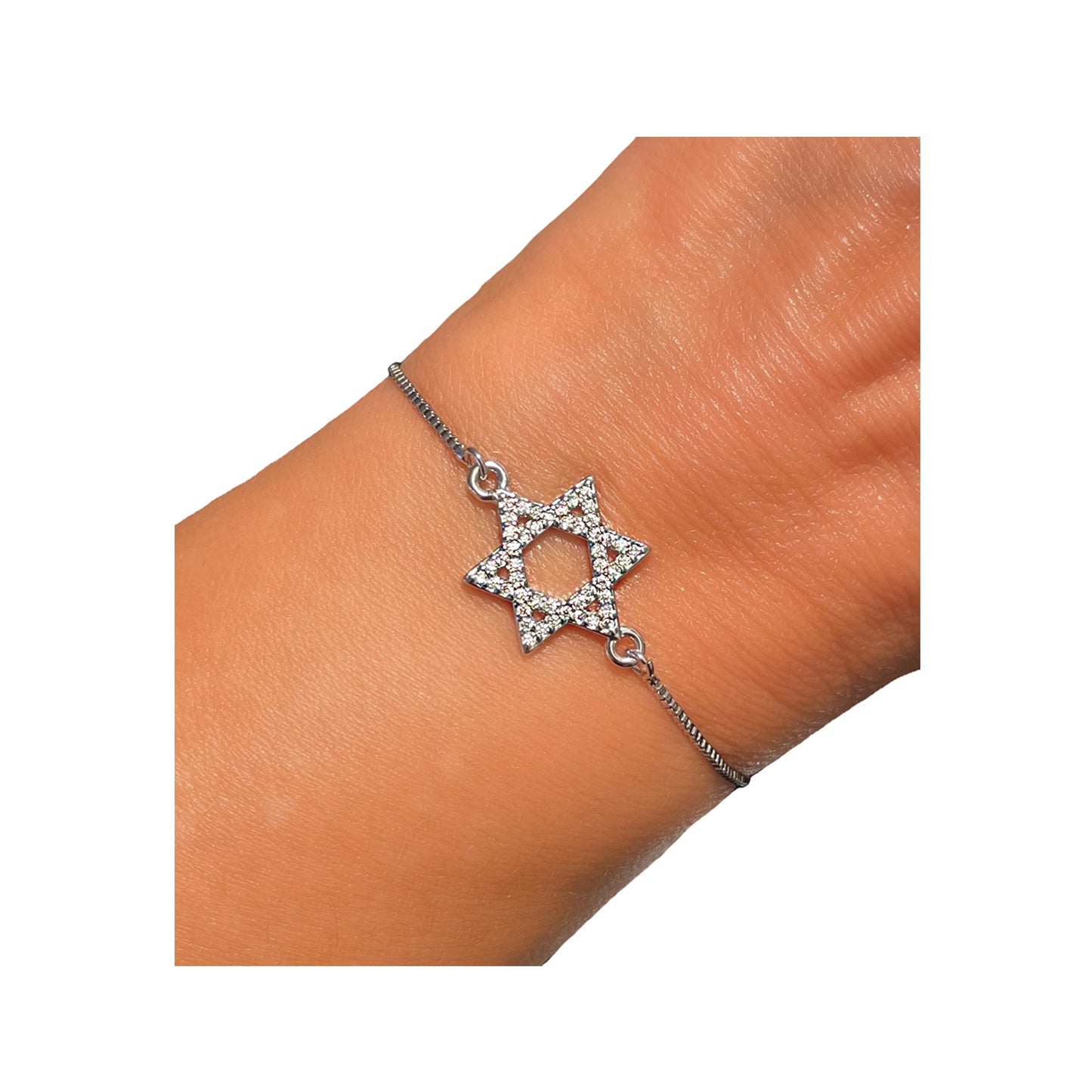 star of david slider bracelet