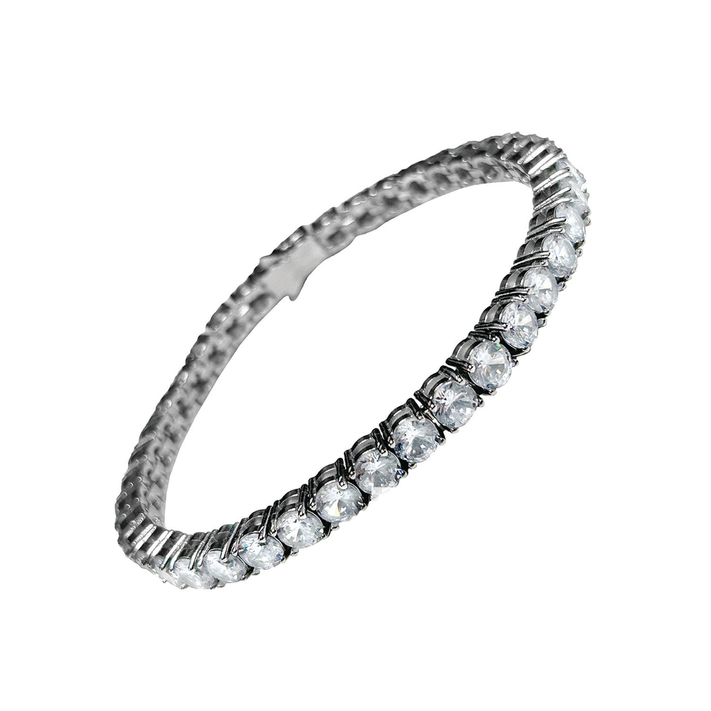 the stainless steel tennis bracelet