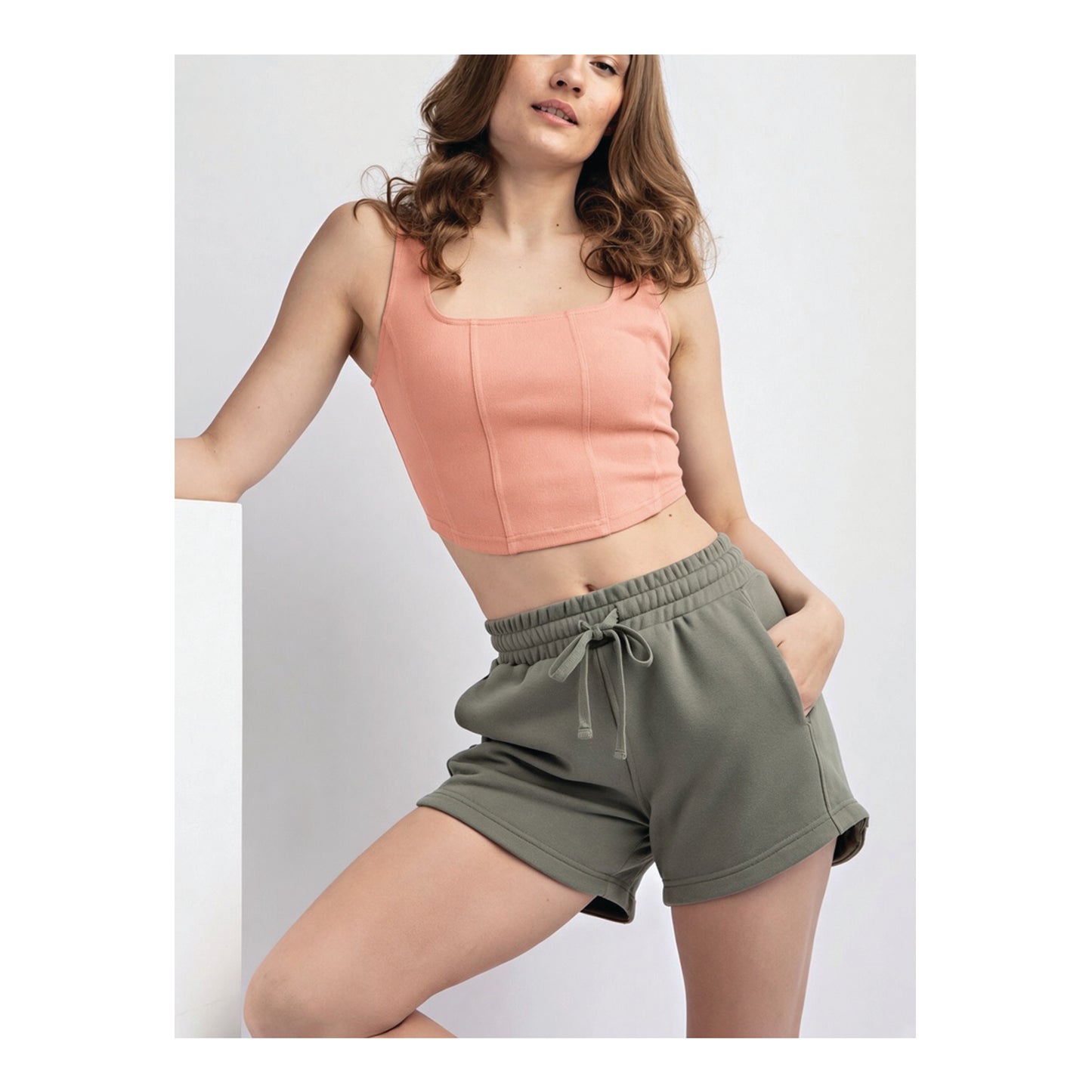 the ease short - smoky olive