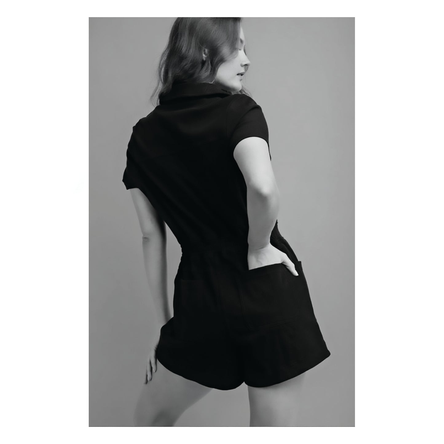 the edit romper - black