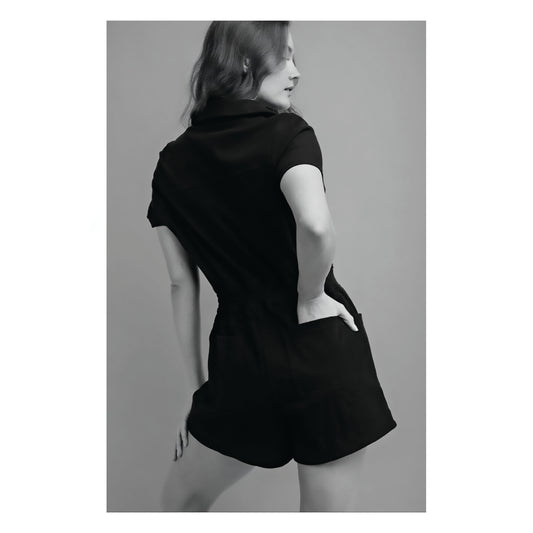 the edit romper - black