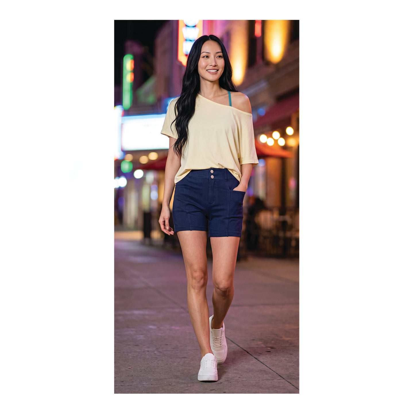the utility short - navy