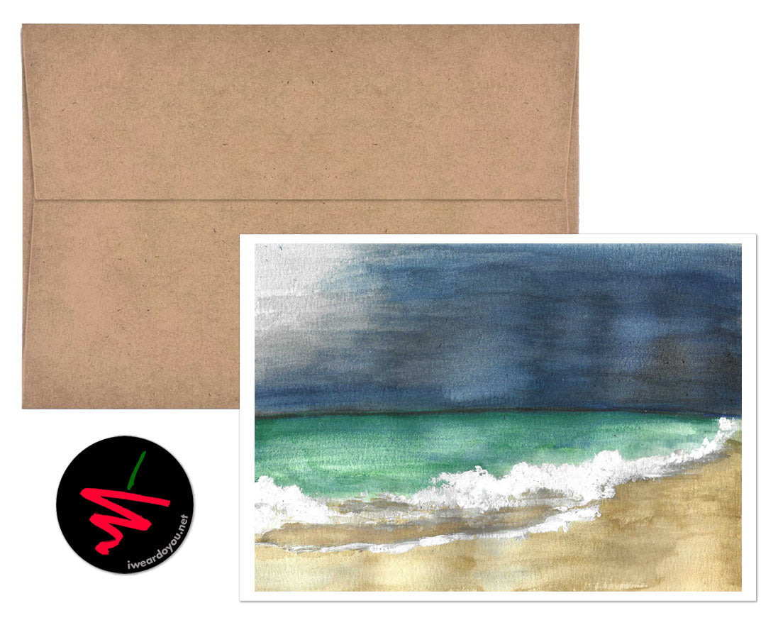 dark skies greeting card