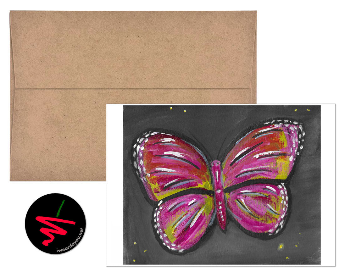 mariposa greeting card