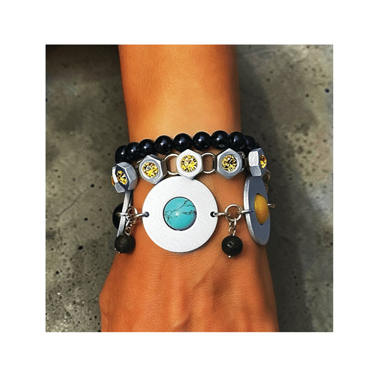 the hexa eternity bracelet - Swarovski citrine