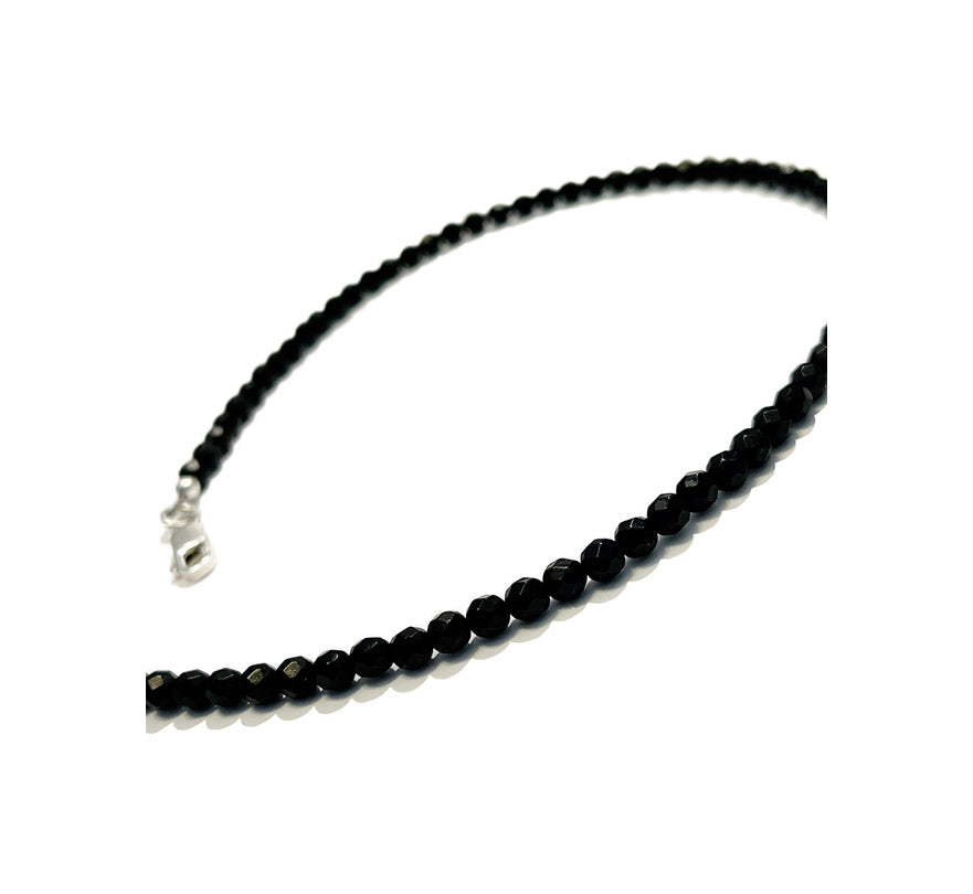 the matte black onyx necklace
