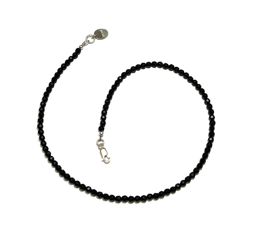 the matte black onyx necklace
